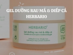 Gel dưỡng rau má & diếp cá Herbario - Giải pháp khóa ẩm thông minh cho da dầu mụn